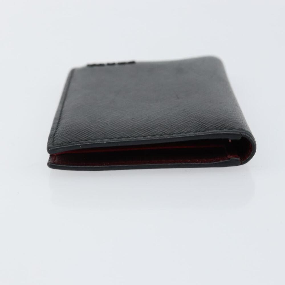 PRADA Card Case Safiano leather Black Auth bs30916 - Picture 5 of 16